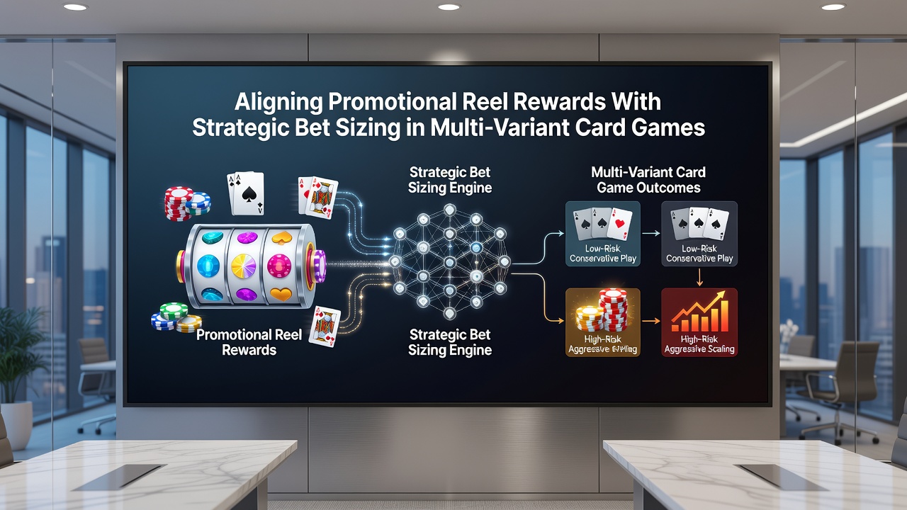 Close-up view of digital betting interface displaying reel reward tiers aligned with card game wager options