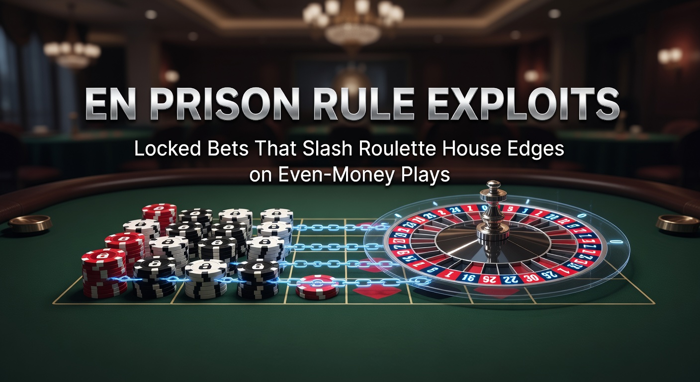 Close-up of a European roulette wheel highlighting the single zero pocket central to En Prison rule mechanics